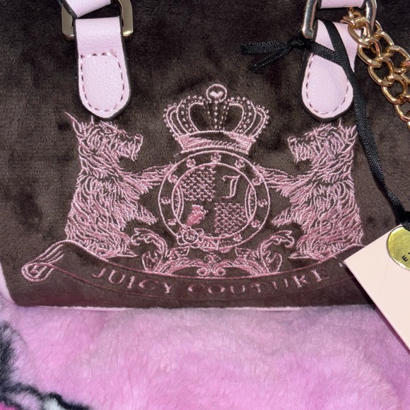 Juicy Couture Chocolate Classic Scottie Mini Satchel - Picture 3 of 6